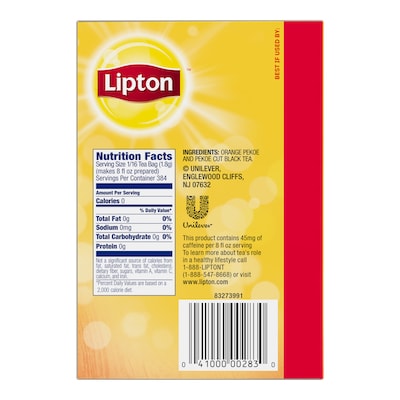 Lipton® Iced Tea Unsweetened Black 4 x 24 bags - 